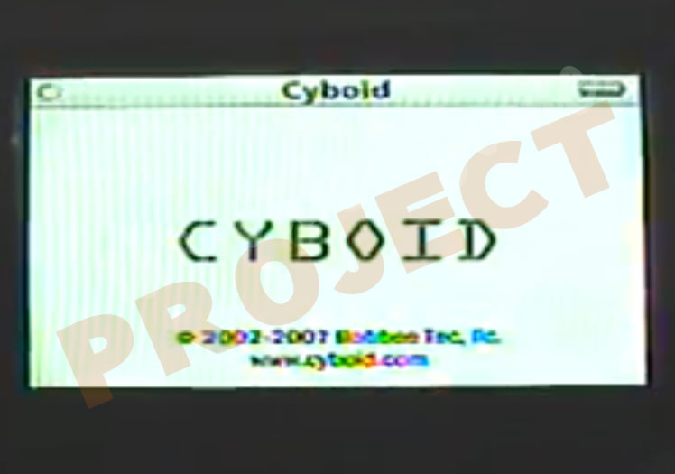 Unreleased Cyboid Debug Running On iPod Video