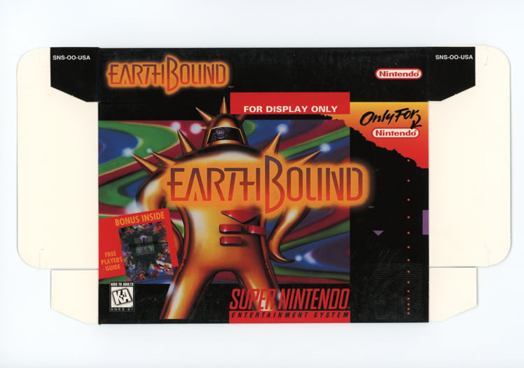 Earthbound Display Only Box Art - Front