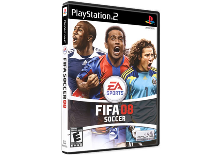 FIFA 08 Display Only Box Art - Playstation 2