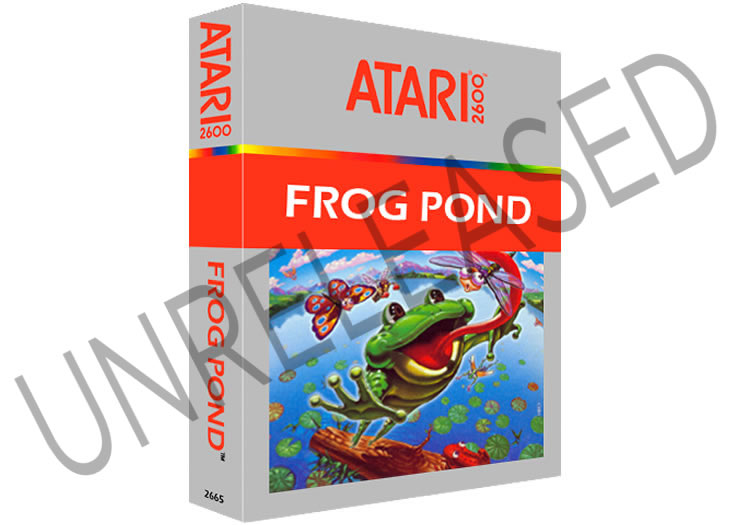 Unreleased Frog Pond Prototype - Atari 2600