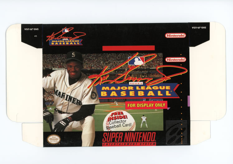 Ken Griffey Jr. Presents Major League Baseball Display Only Box Art - Front