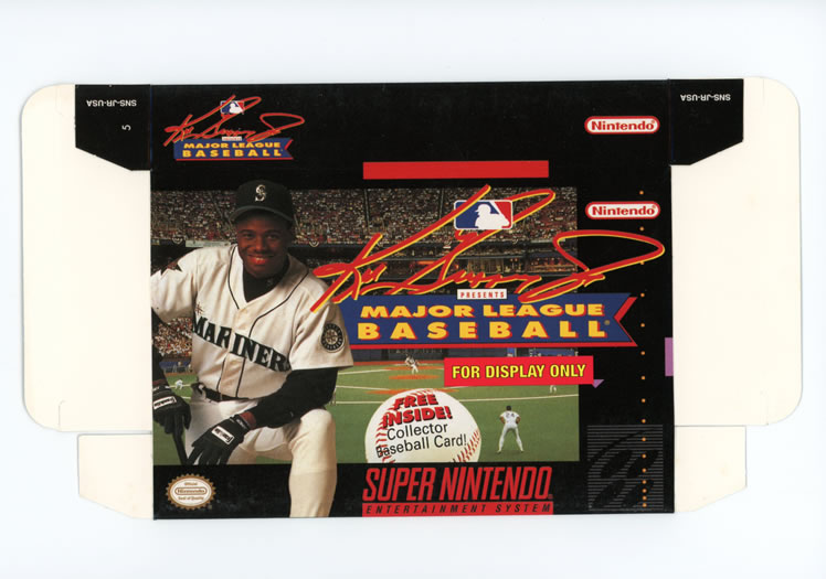 SNES - Ken Griffey Jr. Presents Major League Baseball - World