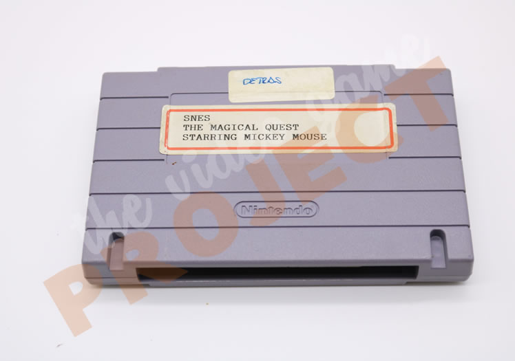 The Magical Quest Starring Mickey Mouse Prototype - Back