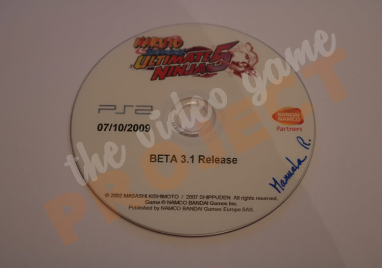 Naruto Shippuden - Ultimate Ninja 5 Prototype - Front