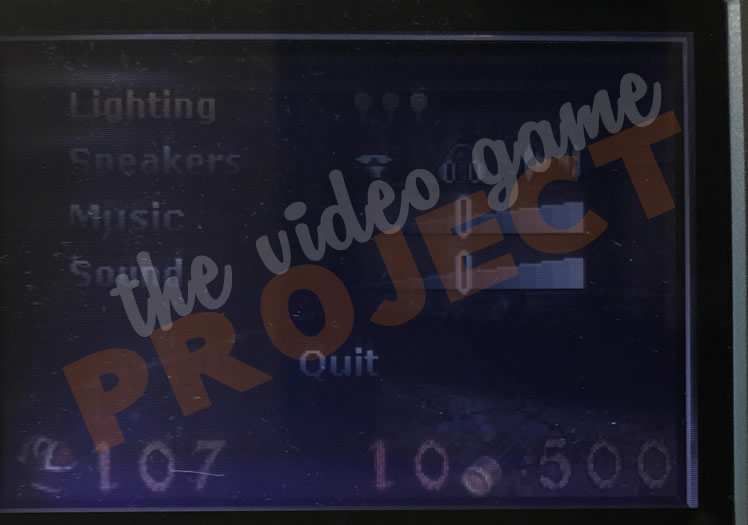 Quake Prototype - Game Boy Advance - Settings Menu