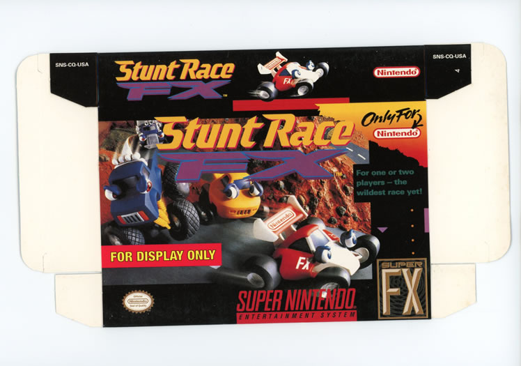 Stunt Race FX Display Only Box Art - Front