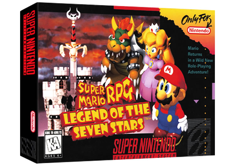 Super Mario RPG Legend of the Seven Stars (Super Nintendo | SNES) BOX ONLY