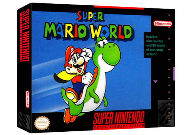 super mario world box only