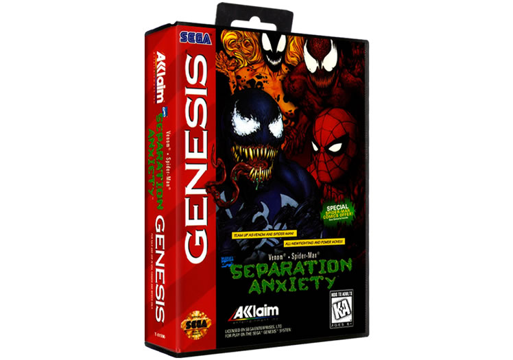 Spider-Man & Venom - Seperation Anxieity - Sega Mega Drive