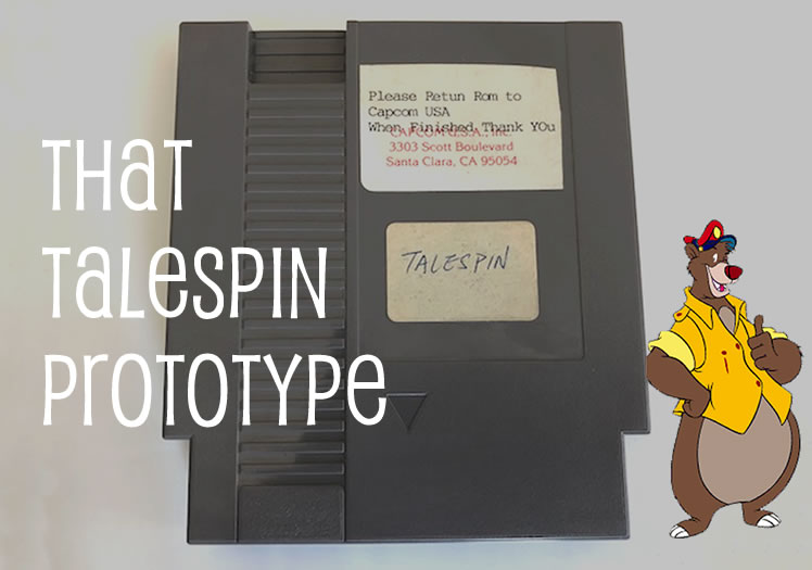 That Talespin NES Prototype