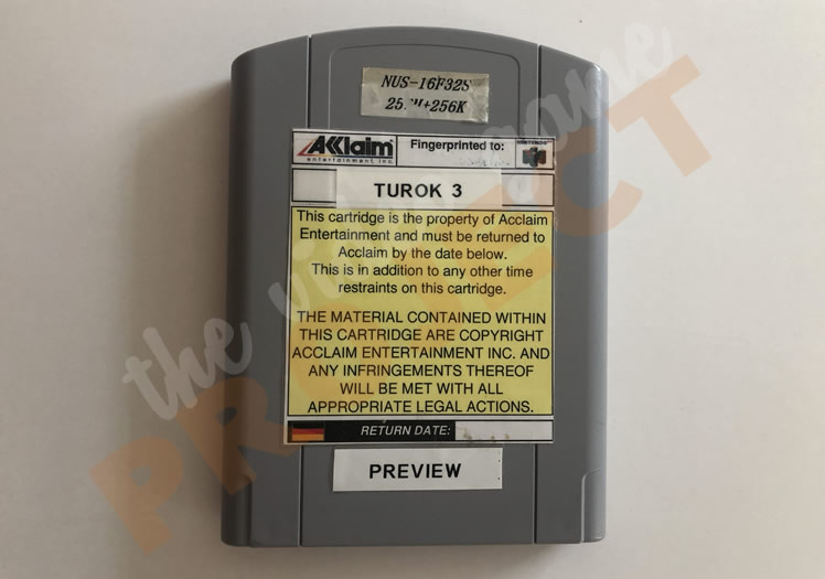 Turok 3 - Nintendo 64 - Front