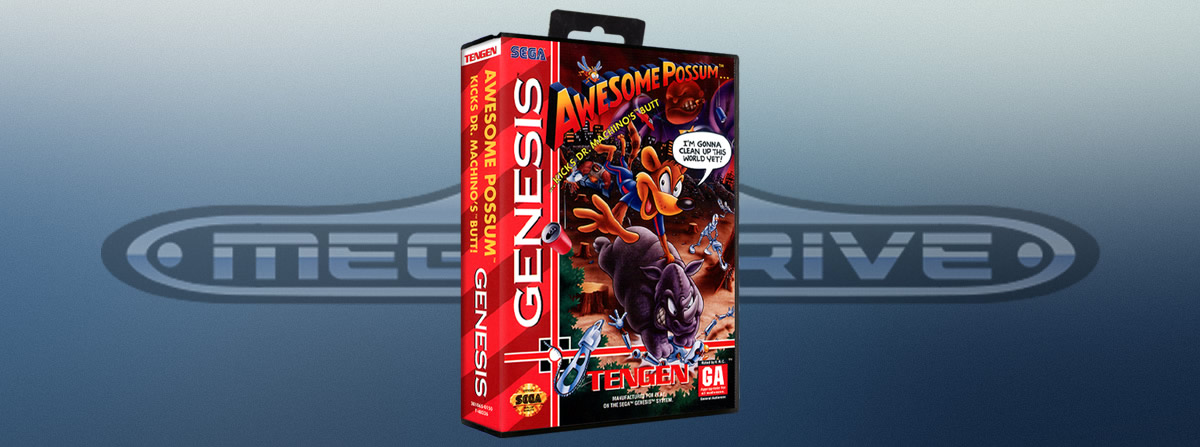 Awesome Possum... Kicks Dr. Machino's Butt - Mega Drive