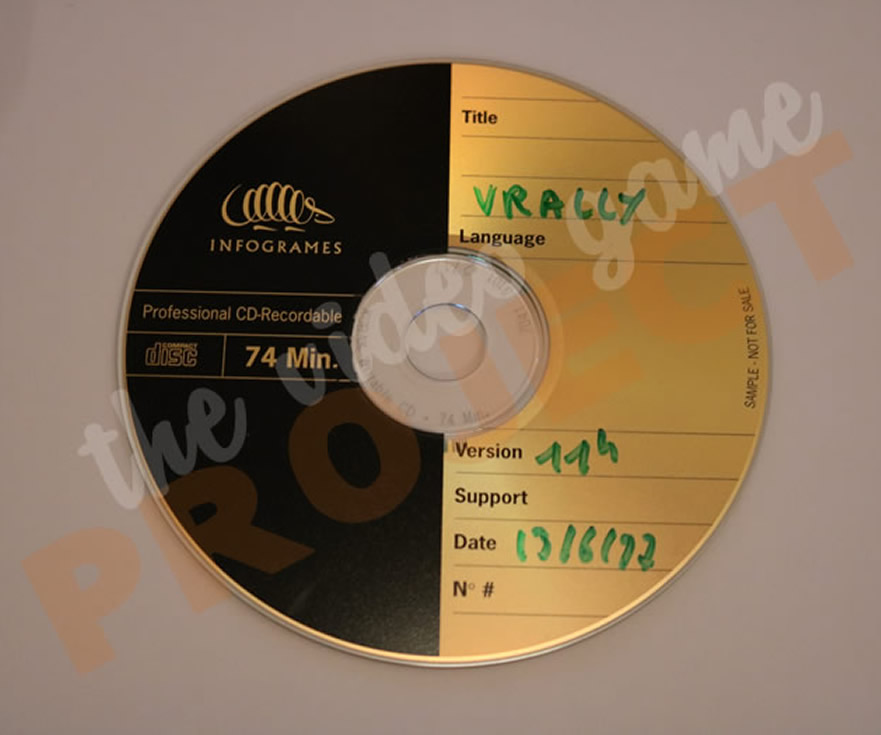 V-Rally - PlayStation 1 - CD Front